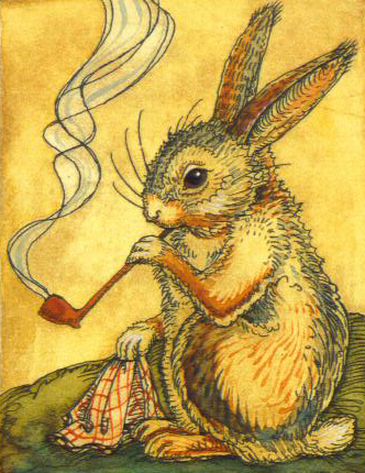 CRP - Mr. Rabbit w/Pipe