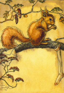 CSS - Squirrel w/Stocking