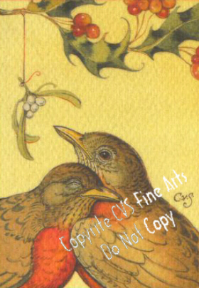 CBM - Robins & Mistletoe