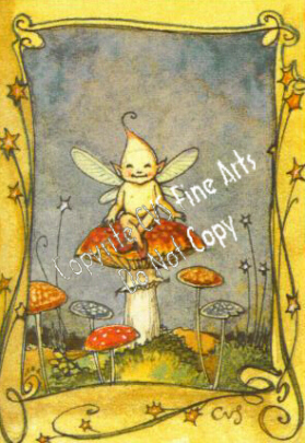 CTF - Tiny Fairy on mushroom