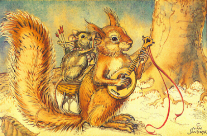 AFSC - Squirrel w/Cupid